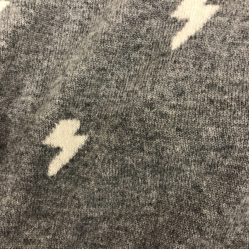 100% Cashmere Lightning Bolt Pullover Sweater - Picture 5 of 5